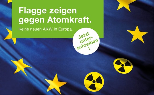 Online-Petition gegen neue Atomkraftwerke in Europa